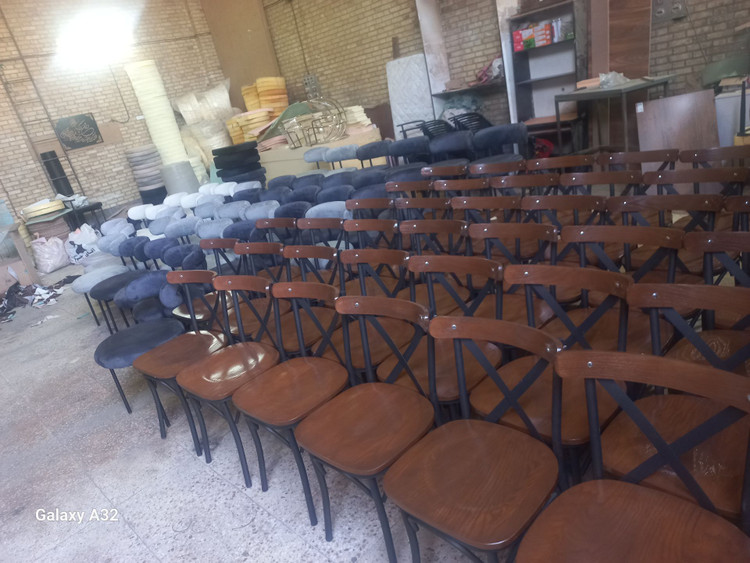 صندلی نهارخوری فلزی مدل لهستانی - سورنا فلز